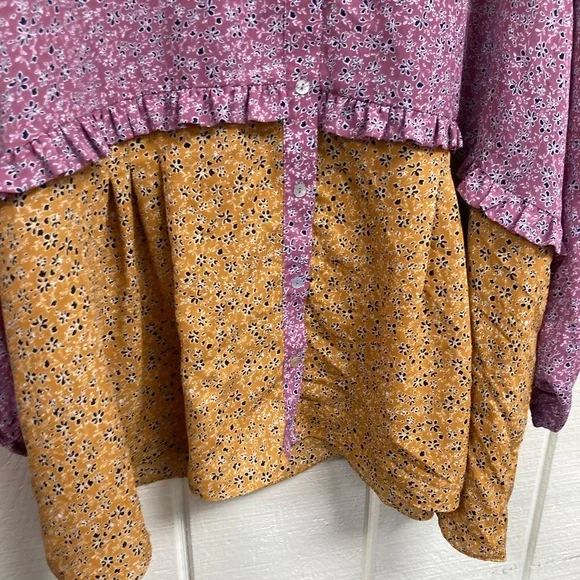 LOGO Lori Goldstein Top Bohemian Women's 3X - Picture 3 of 6